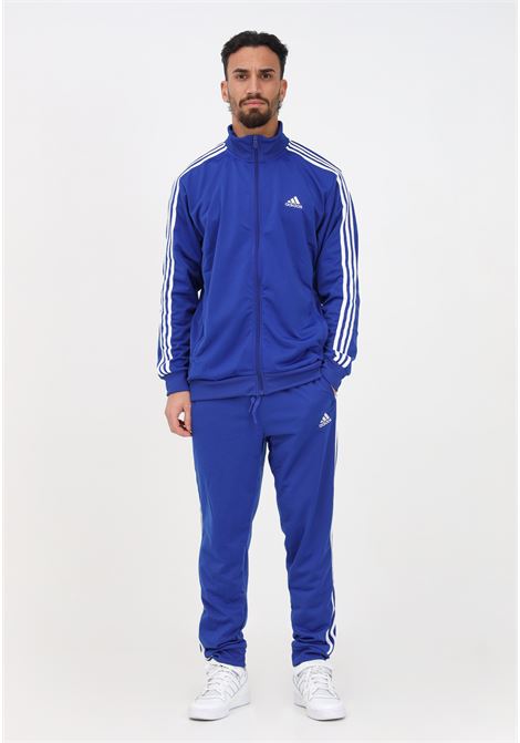 Basic 3-Stripes French Terry men's blue tracksuit ADIDAS PERFORMANCE | IC6761.
